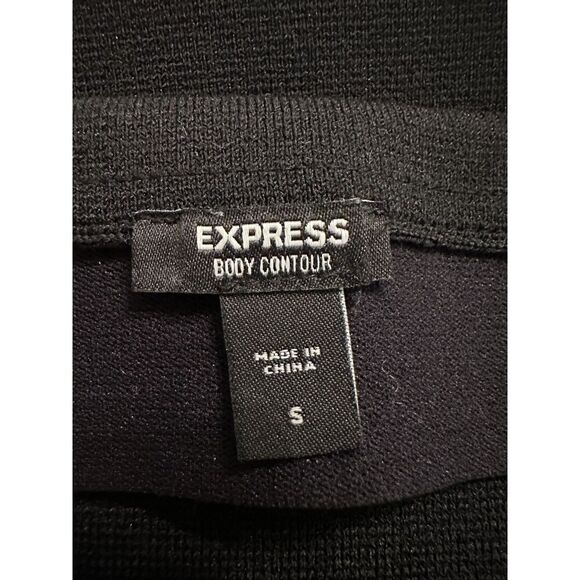 Express Body Contour Black Pencil Skirt Size Small - Picture 2 of 3